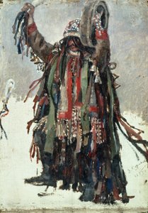 Un chaman, esquisse pour 